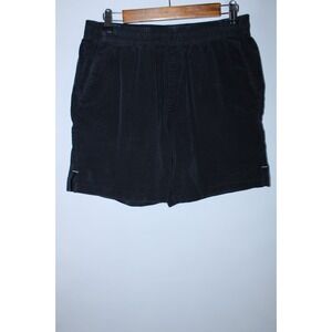 Goodlife Men's Medium Navy Blue Pull on Corduroy Shorts